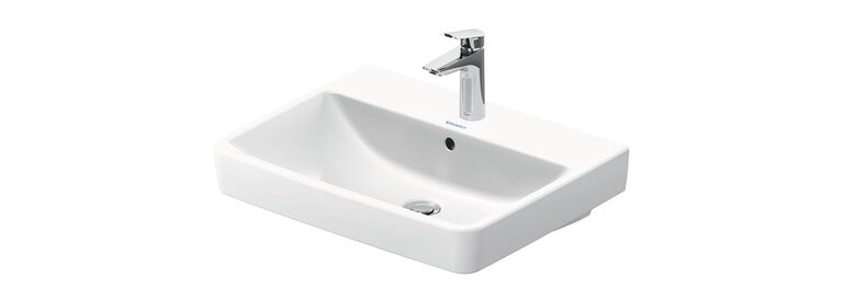 Duravit No.1 izlietne 60x46cm ar maisītāja caurumu, balta